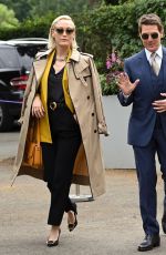 HAYLEY ATWELL, POM KLEMENTIEF and Tom Cruise at Wimbledon Championships in London 07/10/2021