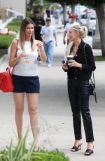 HEATHER RAE YOUNG and MAYA VANDER on the Set of Selling Sunset in West Hollywood 07/08/2021