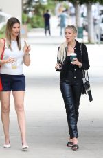 HEATHER RAE YOUNG and MAYA VANDER on the Set of Selling Sunset in West Hollywood 07/08/2021