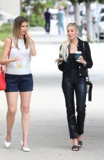 HEATHER RAE YOUNG and MAYA VANDER on the Set of Selling Sunset in West Hollywood 07/08/2021
