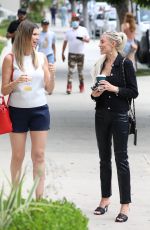 HEATHER RAE YOUNG and MAYA VANDER on the Set of Selling Sunset in West Hollywood 07/08/2021