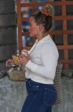 HILARY DUFF Out and About in West Hollywood 07/13/2021