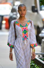 INDYA MOORE Out and About in New York 07/24/2021