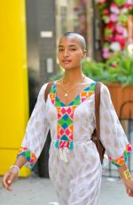 INDYA MOORE Out and About in New York 07/24/2021
