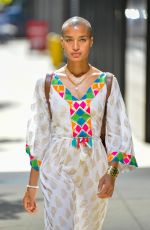 INDYA MOORE Out and About in New York 07/24/2021