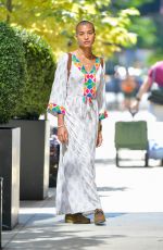 INDYA MOORE Out and About in New York 07/24/2021