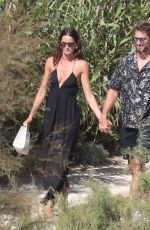 IZABEL GOULART and Kevin Trapp Out on Mykonos 07/16/2021