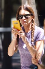 JANICE DICKINSON Leaves a Gym in Los Angeles 06/30/2021