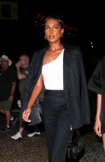 JASMINE TOOKES and JOSPEHINE SKRIVER Leaves Conor McGregor vs Dustin Poirier Fight in Las Vegas 07/10/2021