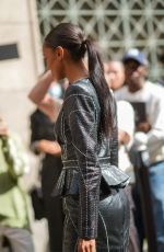 JASMINE TOOKES Arrives at Zuhair Murad Fashion Show in Paris 07/07/2021