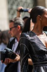 JASMINE TOOKES Arrives at Zuhair Murad Fashion Show in Paris 07/07/2021