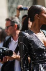 JASMINE TOOKES Arrives at Zuhair Murad Fashion Show in Paris 07/07/2021