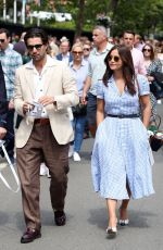 JENNA LOUISE COLEMAN Arrives at Wimbledon Tennis Tournament 07/09/2021