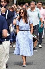 JENNA LOUISE COLEMAN Arrives at Wimbledon Tennis Tournament 07/09/2021