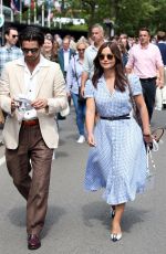 JENNA LOUISE COLEMAN Arrives at Wimbledon Tennis Tournament 07/09/2021