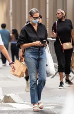 JENNA LYONS Out with Her Dog in New York 07/23/2021