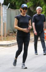 JENNIFER GARNER at Her New Home Under Construction in Brentwood 07/24/2021