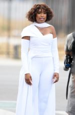JENNIFER HUDSON on the Set of a Music Video in Los Angeles 07/24/2021
