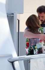 JENNIFER LOPEZ and Ben Affleck Kissing at a Yacht in South of France 07/24/2021