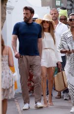 JENNIFER LOPEZ and Ben Affleck Out on Vacation in Capri 07/27/2021