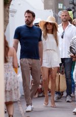 JENNIFER LOPEZ and Ben Affleck Out on Vacation in Capri 07/27/2021