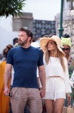 JENNIFER LOPEZ and Ben Affleck Out on Vacation in Capri 07/27/2021