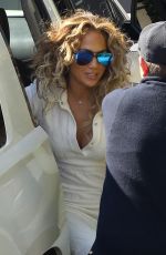 JENNIFER LOPEZ Arrives at a Photoshoot in Los Angeles 06/30/2021