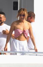 JENNIFER LOPEZ at a Yacht in Amalfi and Sorrento Coast 07/28/2021