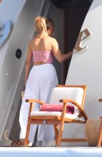 JENNIFER LOPEZ at a Yacht in Amalfi and Sorrento Coast 07/28/2021