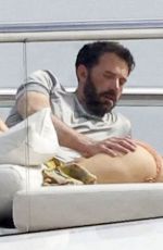 JENNIFER LOPEZ in Bikini and Ben Affleck at a Yacht in South of France 07/24/2021