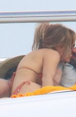JENNIFER LOPEZ in Bikini and Ben Affleck at a Yacht in South of France 07/24/2021