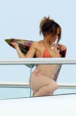JENNIFER LOPEZ in Bikini and Ben Affleck at a Yacht in South of France 07/24/2021