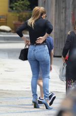 JENNIFER LOPEZ in Tights Denim Out in Los Angeles 07/10/2021