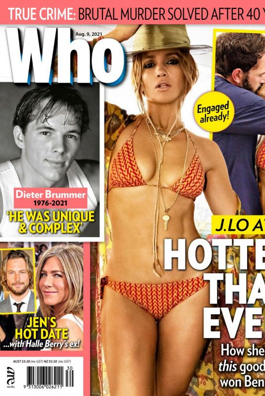 JENNIFER LOPEZ in Who Magazine, August 2021