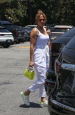 JENNIFER LOPEZ Out at Brentwood Country Mart 07/09/2021