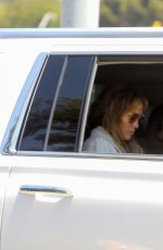 JENNIFER LOPEZ Out Driving in Los Angeles 07/07/2021