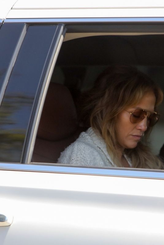 JENNIFER LOPEZ Out Driving in Los Angeles 07/07/2021