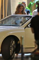 JENNIFER LOPEZ Out for Dinner in Hollywood 07/01/2021