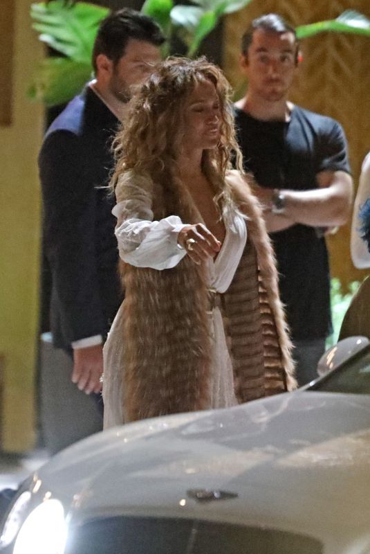 JENNIFER LOPEZ Out for Dinner in Hollywood 07/01/2021