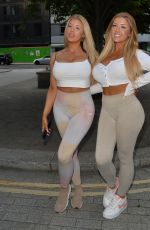 JESS and EVE GALE Leaves HLD Management Studios in London 07/13/2021