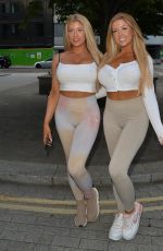 JESS and EVE GALE Leaves HLD Management Studios in London 07/13/2021