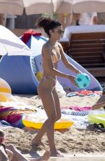 JESSICA AIDI in Bikini at a Beach in Ibiza 07/19/2021