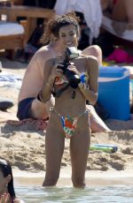 JESSICA AIDI in Bikini at a Beach in Ibiza 07/19/2021