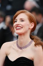 JESSICA CHASTAIN at Annette Screening and Opening Ceremony at 74th Cannes Film Festival 07/06/2021