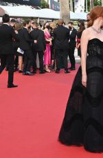 JESSICA CHASTAIN at Annette Screening and Opening Ceremony at 74th Cannes Film Festival 07/06/2021