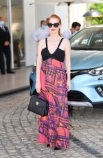 JESSICA CHASTAIN Out and About in Cannes 07/06/2021