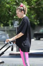 JESSICA HART Out in Los Angeles 07/20/2021
