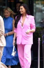 JESSICA WRIGHT with her Mum Carol and Sister Natalya at Amazonico Restaurant in London 07/08/2021