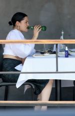 JESSIE J and Max Pham at Crossroads Kitchen in West Hollywood 07/13/2021