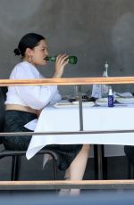 JESSIE J and Max Pham at Crossroads Kitchen in West Hollywood 07/13/2021